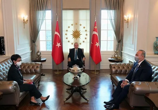 Başkan Erdoğan'dan Ankara'da önemli kabul - 1