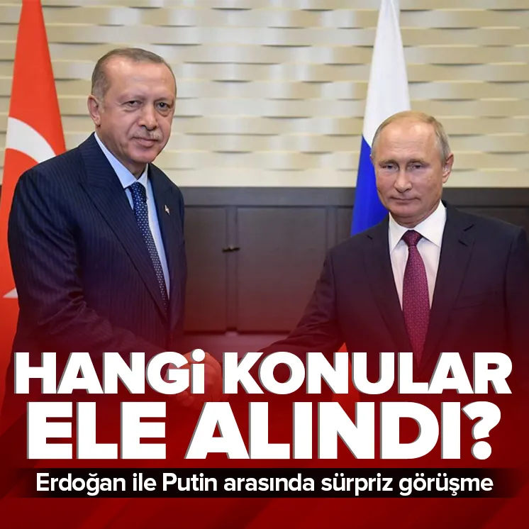 Başkan Erdoğan ile Putin arasında kritik temas