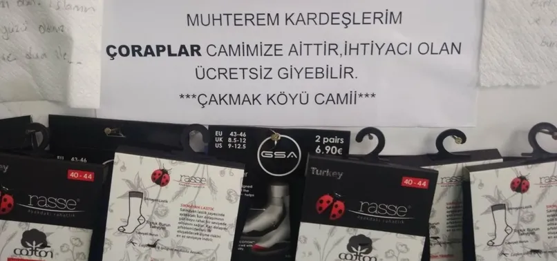 Camide ücretsiz çorap uygulaması