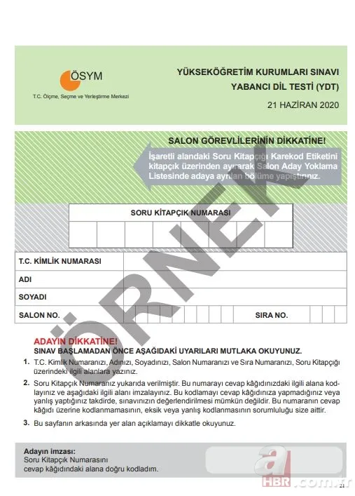 YKS başvuru kılavuzu tam 142 sayfa! YKS 2020 başvurusu yapmadan mutlaka okuyun! İşte 2020 YKS başvuru kılavuzu 25