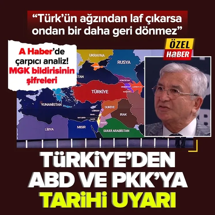 Türkiye’den ABD ve PKK’ya tarihi uyarı!