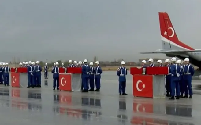 Hakkari şehitlerine veda