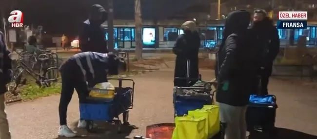 Fransa genelinde 42 bini çocuk 300 bin kişi sokaklarda yaşıyor! Fransa’daki Türklerden evsizlere yardım eli