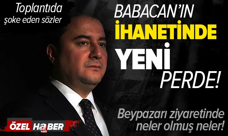 Ali Babacan'ın ihanetinde yeni perde! 17 Nisan referandumu öncesi Beypazarı ziyaretinde neler yaşandı? Hikmet Genç A Haber'de açıkladı