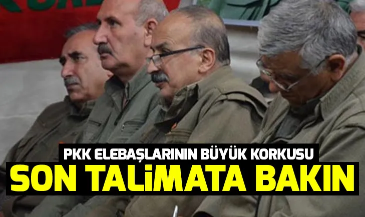 Köşeye sıkışan PKK elebaşlarının yeni talimatı