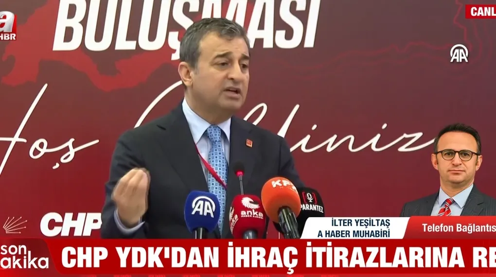 CHP YDK'dan ihraç itirazlarına ret