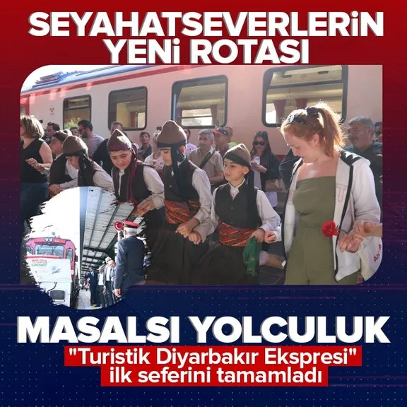 Turistik Diyarbakır Ekspresi ilk seferini tamamladı