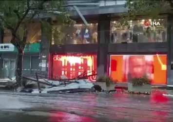 Şanghay’ı son 75 yılın en şiddetli tayfunu