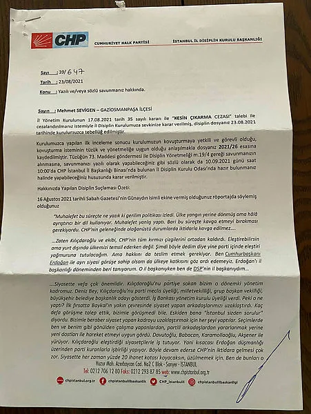 Son dakika: CHP’den ihraç edilen Mehmet Sevigen Kılıçdaroğlu’nu topa tuttu: Sokağa çıkamaz hale getireceğim