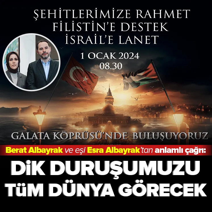 Berat Albayrak ve eşi Esra Albayrak’tan anlamlı çağrı