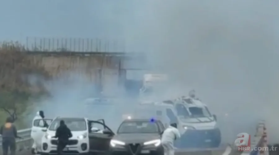 İtalya'da film gibi soygun! Silahlı hırsızlar zırhlı para nakil aracını böyle soydu 4