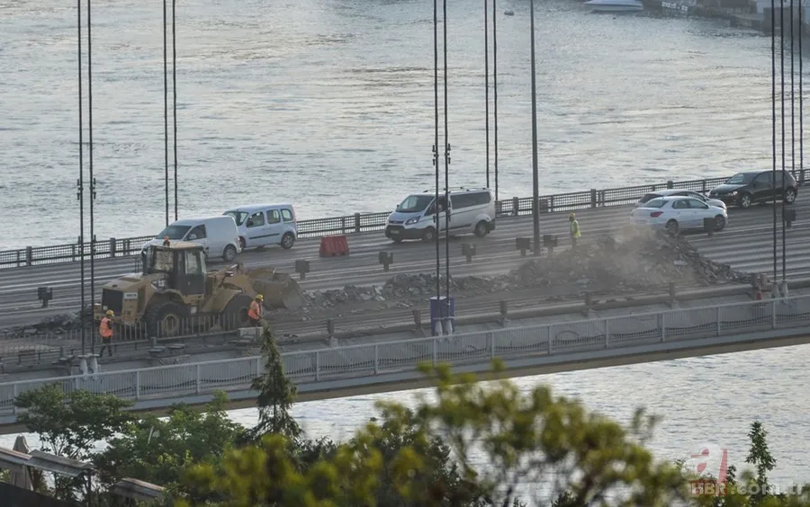 FSM'de onarım başladı! Trafik haritası kırmızıya döndü 15