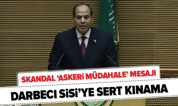 Son dakika: Libya Parlamentosundan darbeci Sisiye sert kınama
