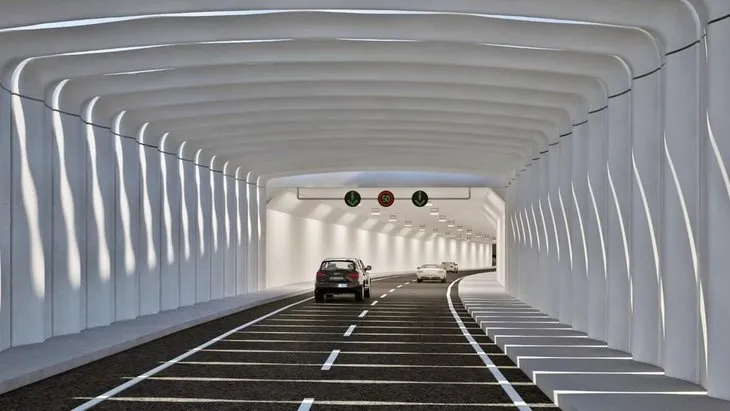 İşte Avrasya Tüneli’nin içi Tünelin içi görüntülendi