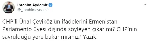 AK Partili milletvekillerinden CHP’li Çeviköz’ün Azerbaycan kara propagandasına tepki