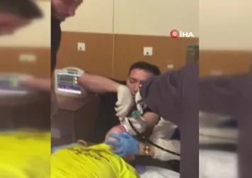 Ağrı’da yuttuğu ceviz yemek borusundan çıkarıldı