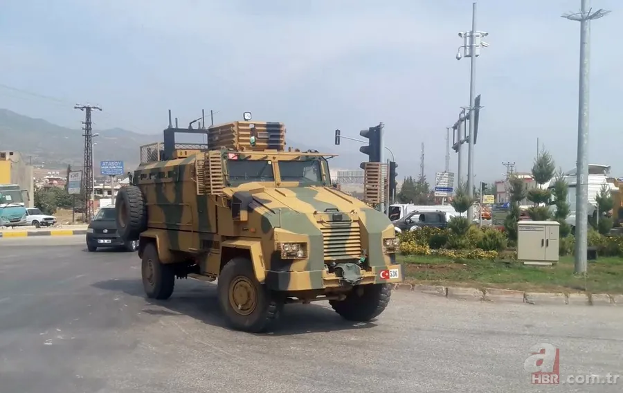 Sınıra askeri araç takviyesi 1