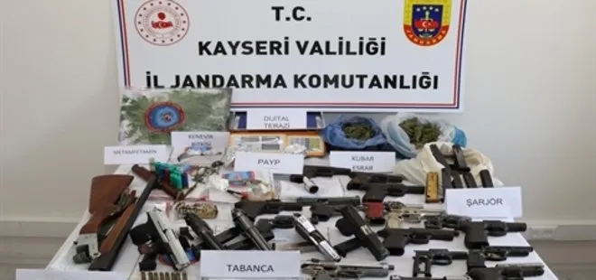 Kayseri’de uyuşturucu operasyonu: 30 gözaltı