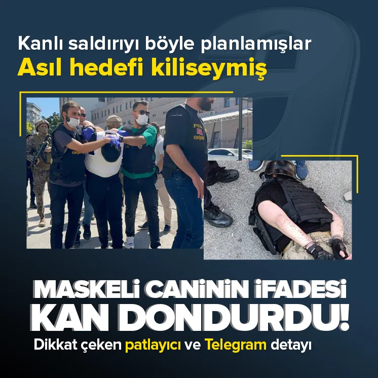 Maskeli saldırgan adım adım plan yapmış!