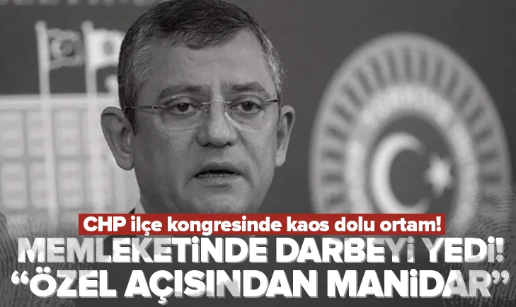 Özgür Özel’e memleket şoku!