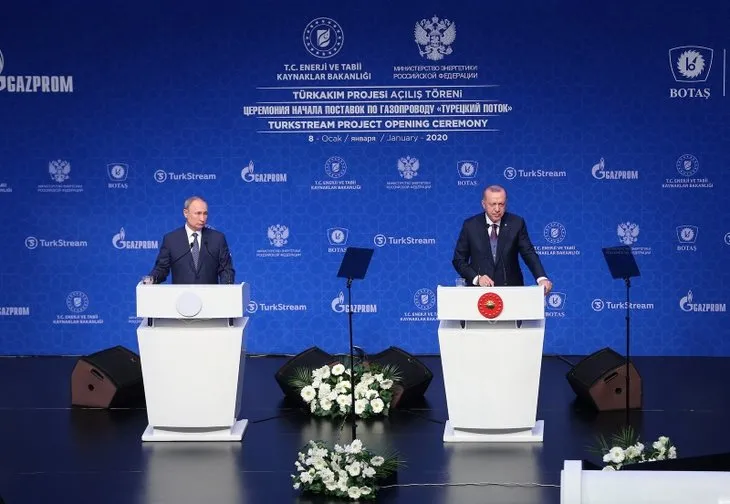 TürkAkım doğal gaz boru hattı açıldı! İşte tarihi kareler