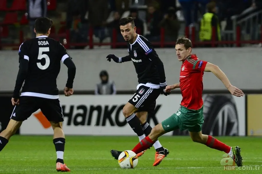 Lokomotiv Moskova - Beşiktaş maçından kareler 3