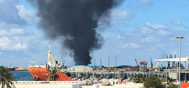 Hafter destekli teröristlerden Trablus Limanı’na roketli saldırı!