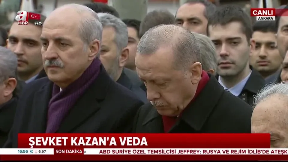 Eski bakan Şevket Kazan’a veda! Başkan Erdoğan da cenaze namazına katıldı |Video