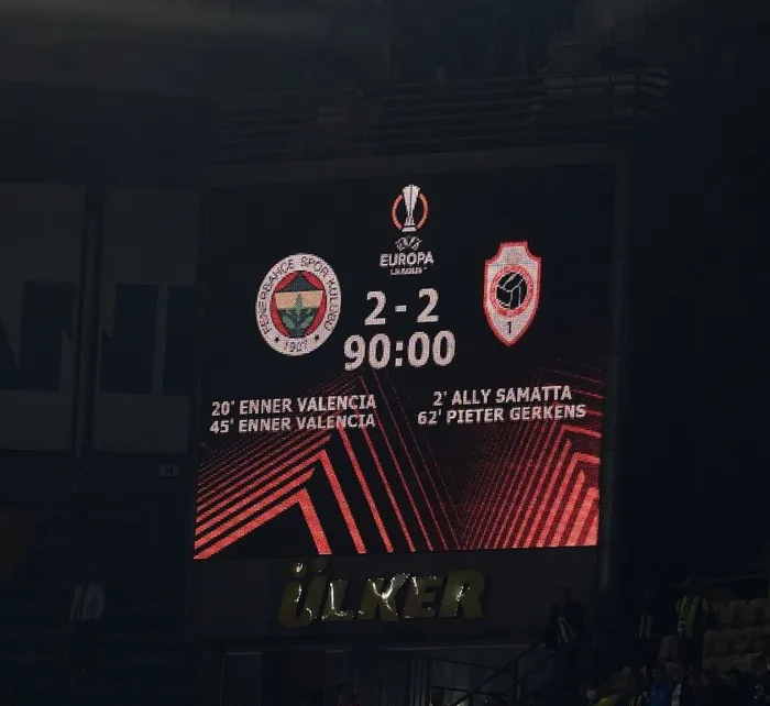 Fenerbahçe - Royal Antwerp 2-2 (MAÇ SONUCU ÖZET)