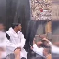 Bereket yağdı! Böyle tavaf ettiler