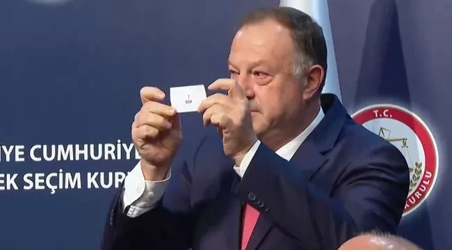Hangi parti kaçıncı sırada olacak? Oy pusulası için kura çekimi! İşte AK Parti ve MHP’nin yeri