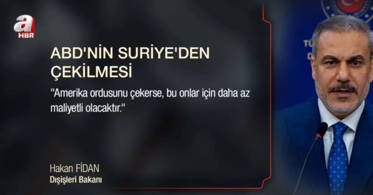 Bakan Fidan’dan Suriye ziyareti açıklaması!