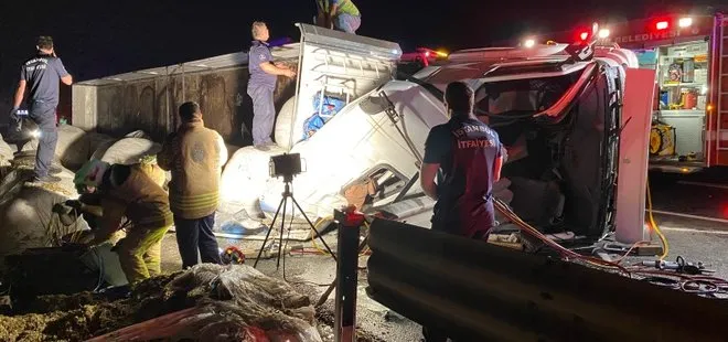 Kuzey Marmara Otoyolu’nda feci kaza! İki kişi can verdi