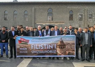 3 ilde katil İsrail'in Gazze'deki katliamları protesto edildi