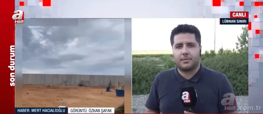 Lübnan-İsrail hattında yüksek tansiyon! Hizbullah İsrail ordusuna ait bir kışlayı vurdu | A Haber ekibi Lübnan sınırından aktardı 7