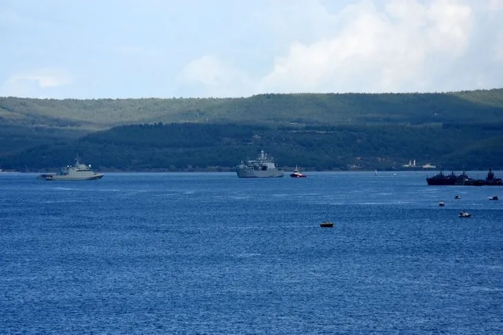 Çanakkale’de nefes kesecek tatbikat! NATO savaş gemileri böyle geçti