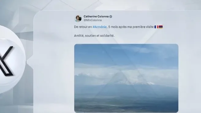 Fransa Dışişleri Bakanı provokasyon peşinde! Ermenistan’dan Ağrı Dağı paylaşımı