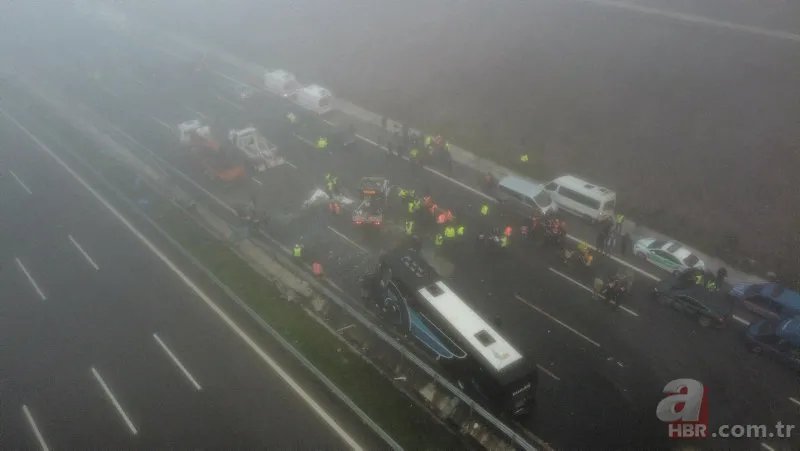 Kuzey Marmara Otoyolu Sakarya mevkiinde katliam gibi kaza! Kazanın tanığı dehşet anları anlattı 18
