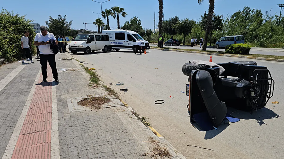 Antalya'da ATV kazası: 2 kişi hayatını kaybetti