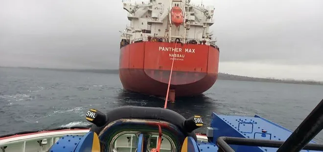 Son dakika: Çanakkale Boğazı’nda Panther Max adlı gemi arızalandı