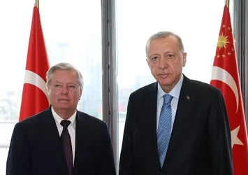 Başkan Erdoğan Lindsey Graham'ı kabul etti