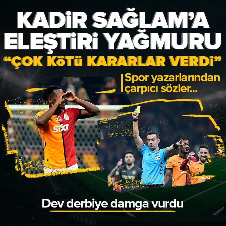 Hakem kararları damga vurdu! Ağır eleştiri...