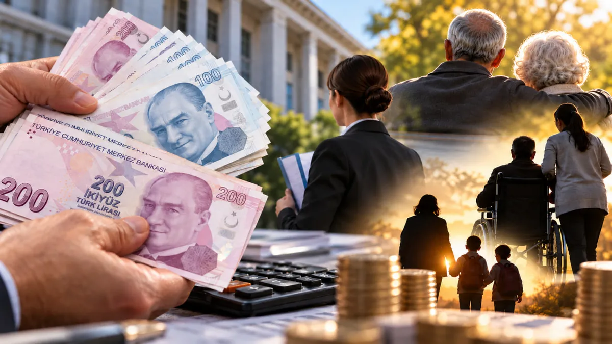 En düşük memur maaşı 76 bin liraya yaklaşacak! İşte 65 yaş, engelli ve evde bakım aylığı hesabı