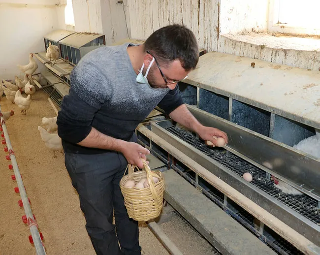 Afyonkarahisar'da okul bahçesindeki kümesten sağlanan yumurtalar öğrencilere burs oldu - 6