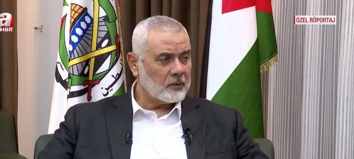 Hamas Siyasi Büro Başkanı İsmail Haniye dünyada ilk kez A Haber’e konuştu! Erdoğan’ın duruşu bizi çok onurlandırdı