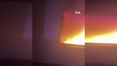 Arnavutköy’de camide yangın