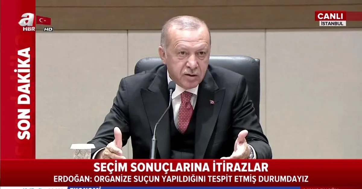 Başkan Erdoğan: Organize bir suç gördük