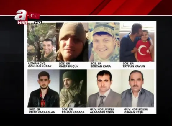 Hakkari Şemdinli’de şehit olan askerlerin isimleri belli oldu