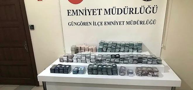İstanbul kaçak cep telefonu operasyonu! 2 milyonluk teknoloji vurgunu yapacaklardı