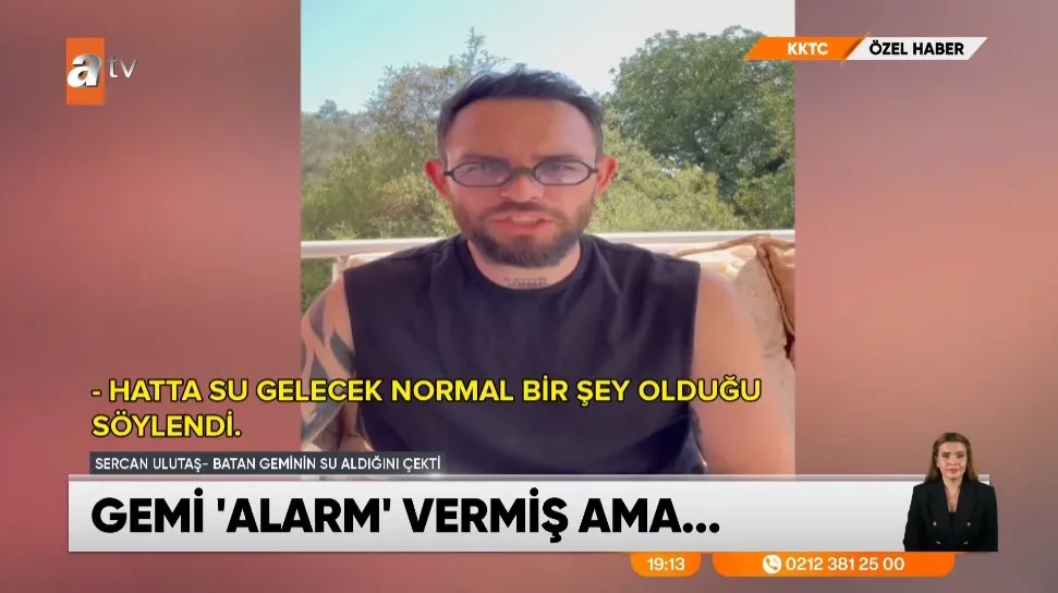 1788293467742.jpg KKTC'de batan geminin 3 ay önceki görüntüleri şoke etti! Mürettebattan pişkin savunma: Su alması normal - 4